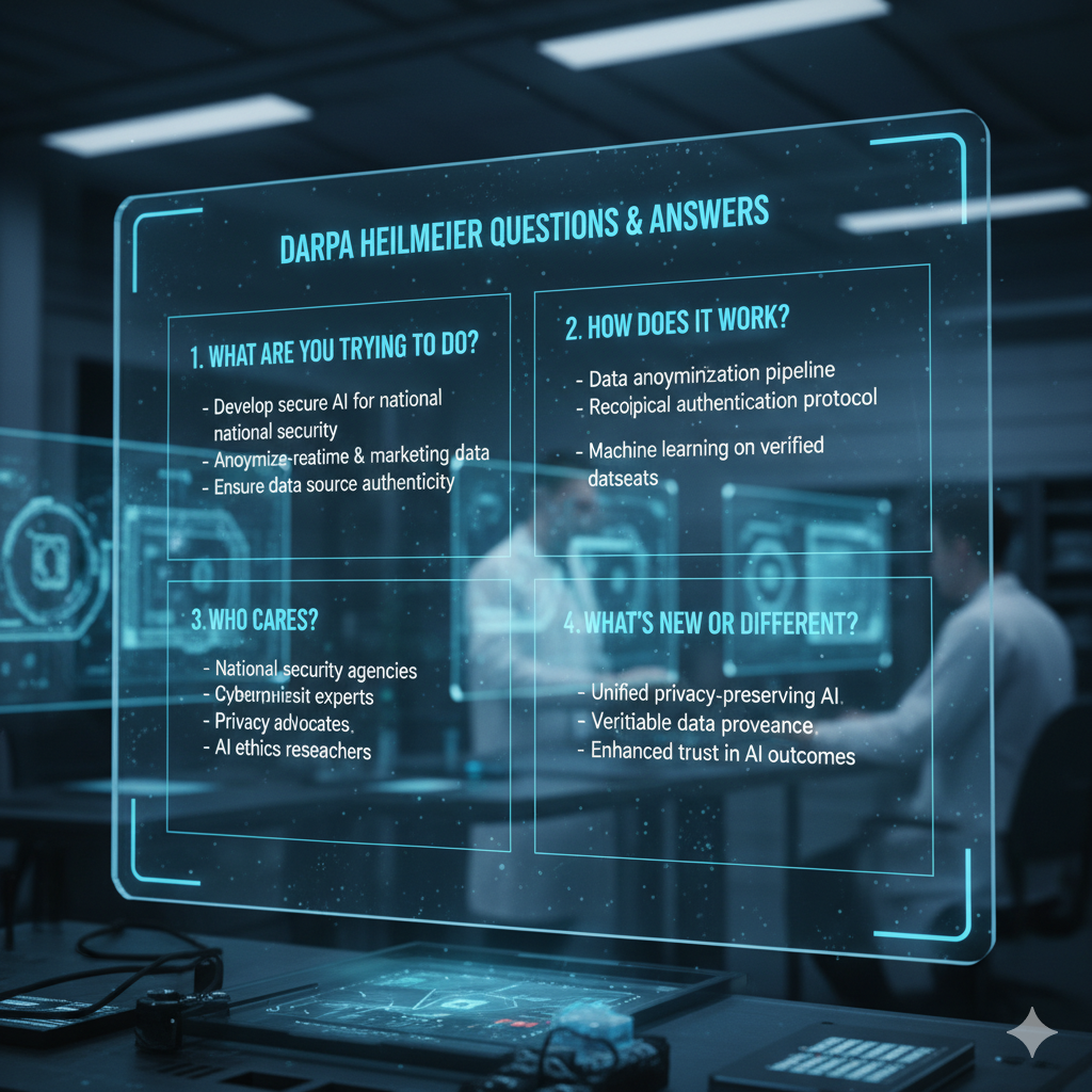 DARPA Questions