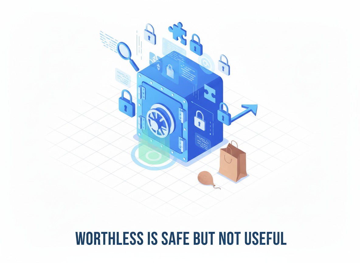 Worthless Is Safe But Not Useful